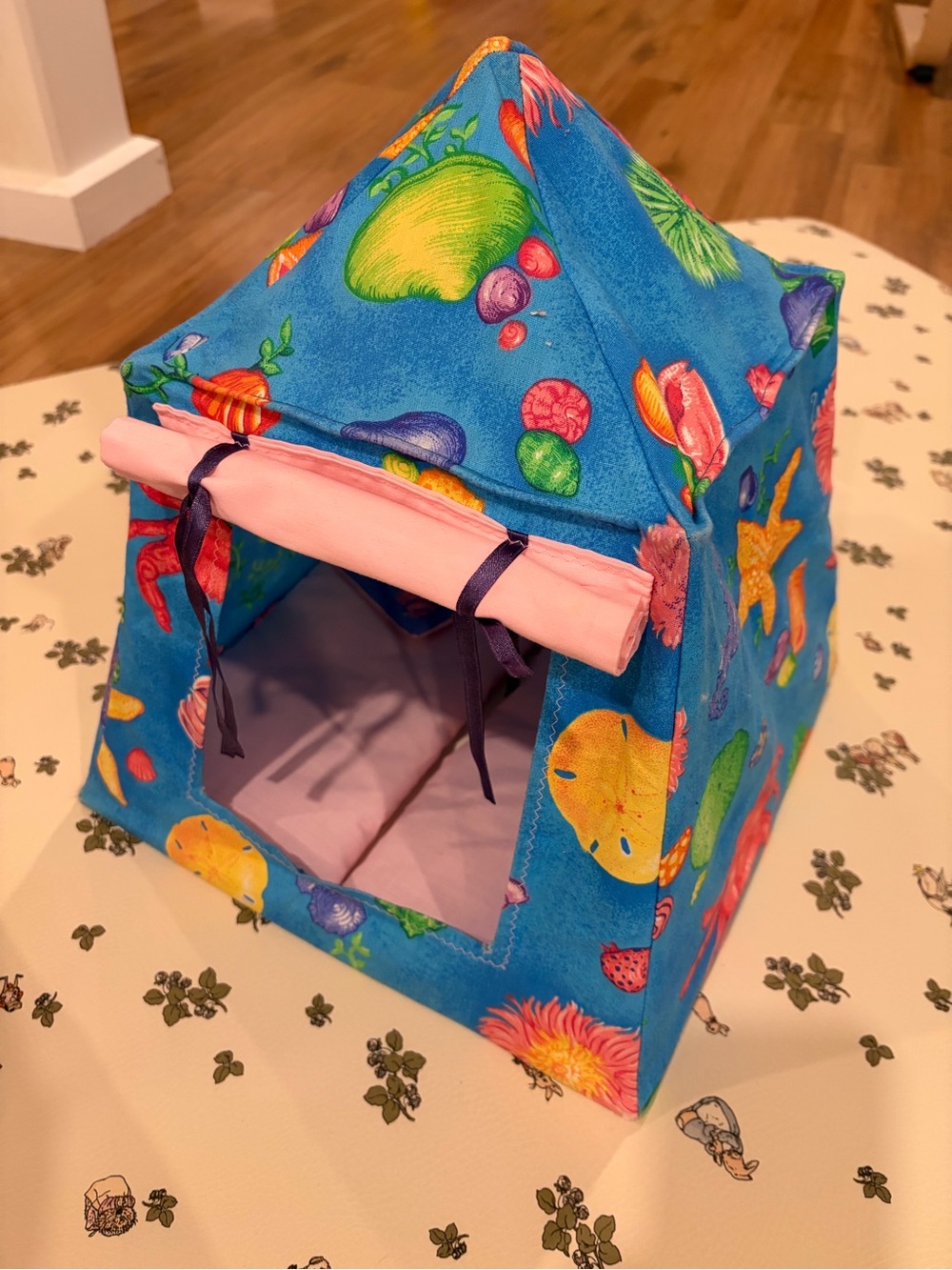 Vintage Handmade Doll Tent and Sleeping Bag Set